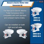 SEAFLO Manual to Electric Marine Toilet Conversion Kit