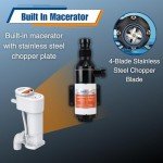 SEAFLO Manual to Electric Marine Toilet Conversion Kit