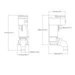 SEAFLO Manual to Electric Marine Toilet Conversion Kit