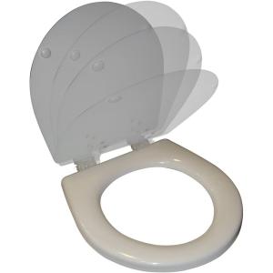 1245SC Soft Close Marine Toilet Seat, White