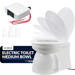 TMC Electric Marine Toilet with Soft-Close Lid
