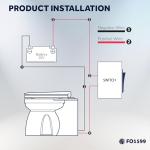Electric Boat Toilet with Macerator Pump - FO1599