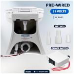 Compact Electric Marine Toilet with Macerator Pump