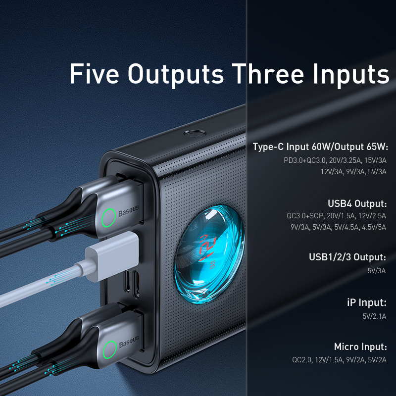 Baseus 65W 30000mAh Power Bank for Devices