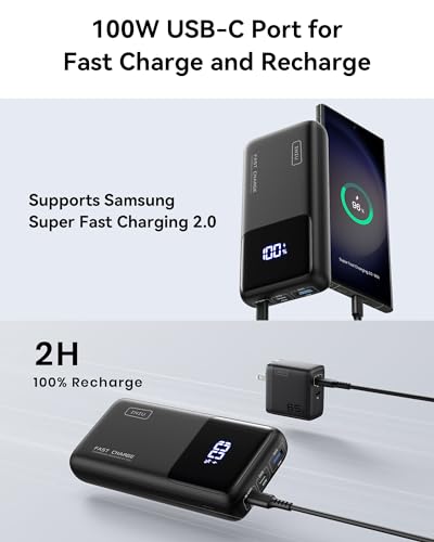 INIU 25000mAh 65W Power Bank for Laptops & Devices