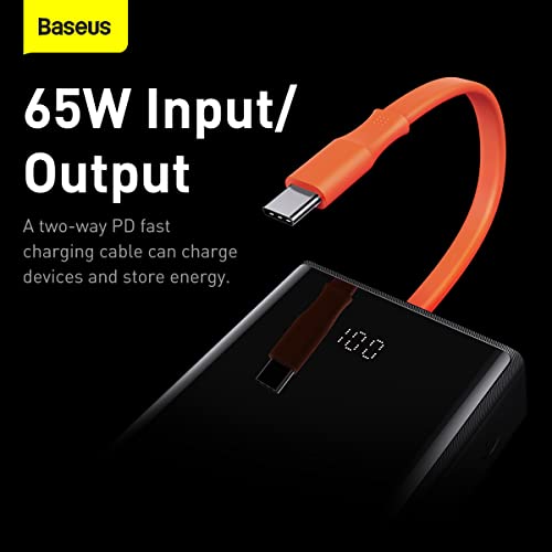 Baseus 65W Laptop Power Bank - 20,000mAh