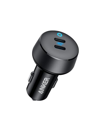 Anker USB C Car Charger, 40W 2-Port PowerIQ 3.0 Type C Car Adapter, PowerDrive III Duo with Power Delivery