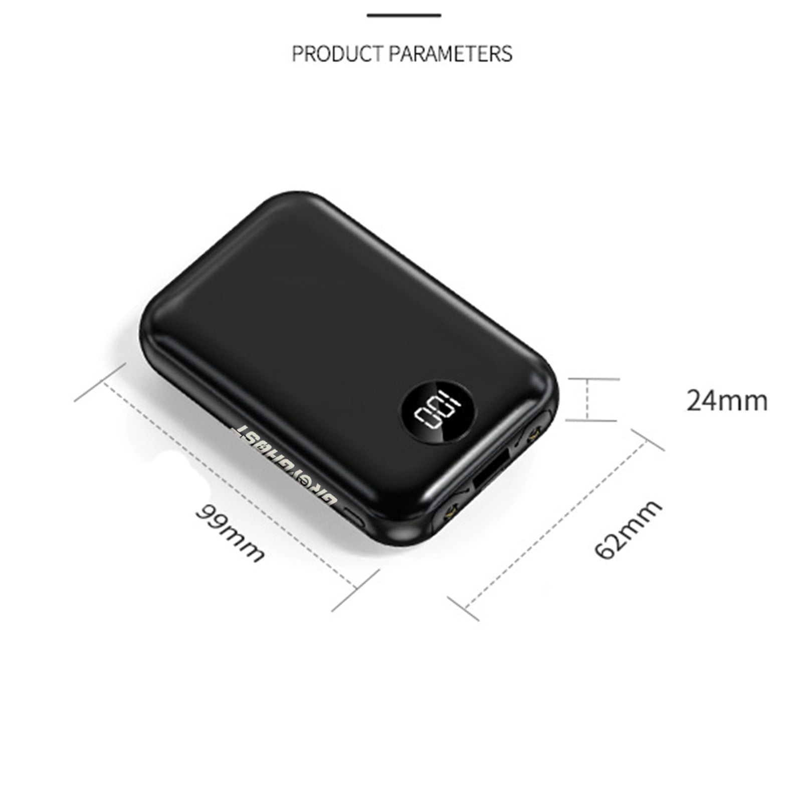 20000mAh Wireless Portable Power Bank with LCD Display