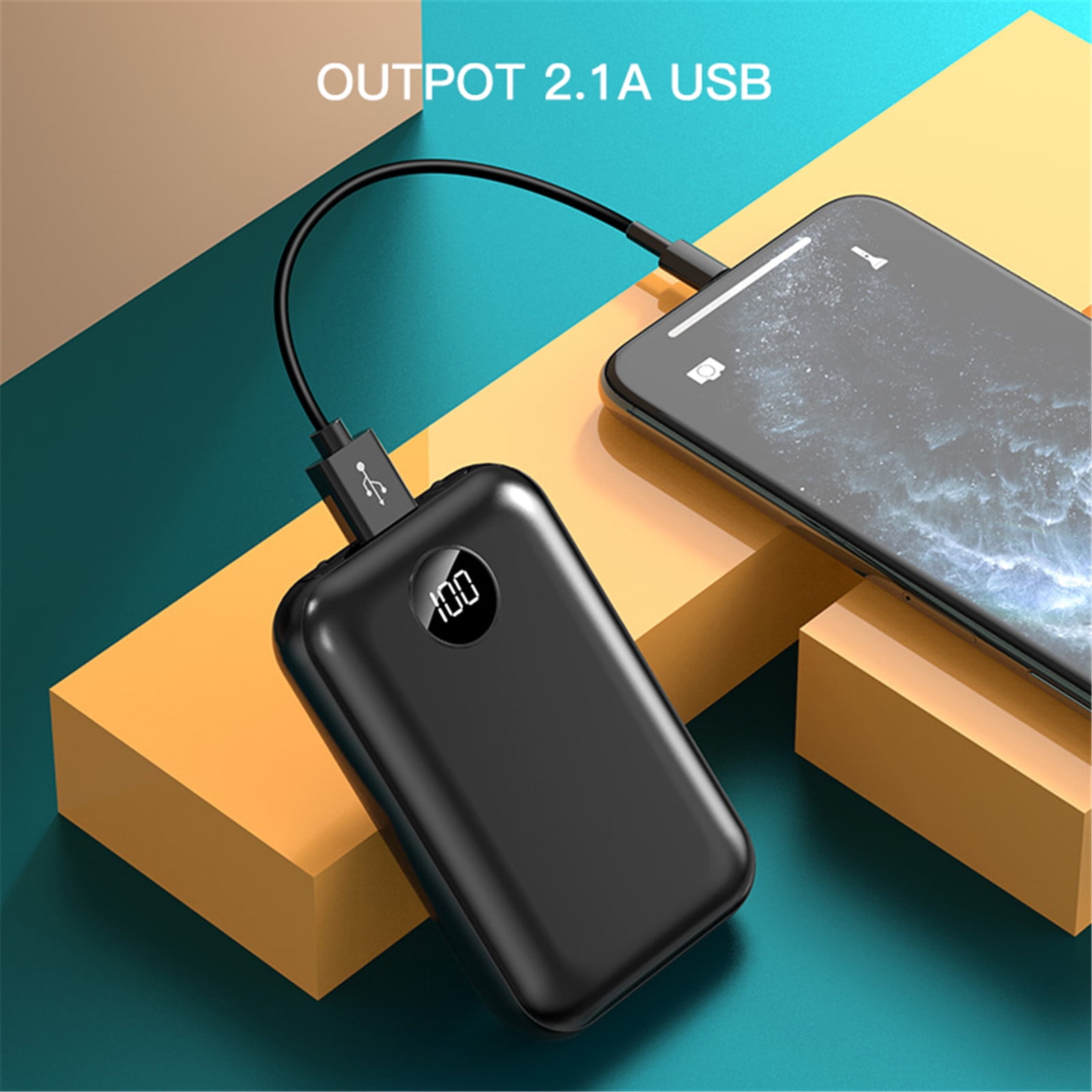 20000mAh Wireless Portable Power Bank with LCD Display