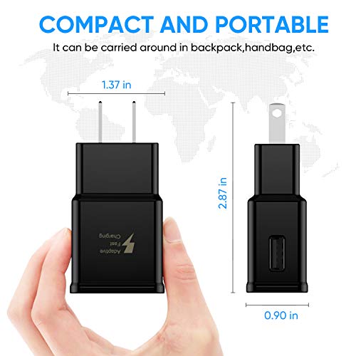 Fast Charging Wall Adapter for Android Devices (2-Pack)