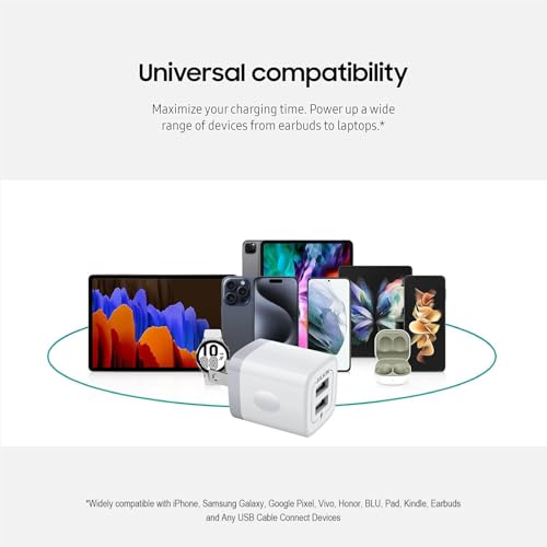 Dual Port Quick Charger for iPhone & Samsung