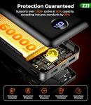 60000mAh Portable Charger with 3-in-1 Cable