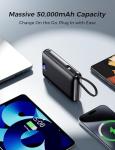 50,000 mAh Fast Charging Power Bank with Cables