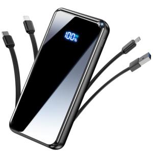 50,000mAh Portable Charger with Built-in Cable