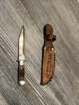 Vintage 2.75” AL MAR Japan Fixed Blade Sheath