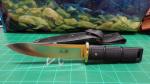 Vintage 1980' Rare Al Mar Seki Japan FIGHTING Knife 4006/4007 Leather - 1 of 200