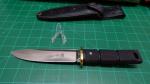 Vintage 1980' Rare Al Mar Seki Japan FIGHTING Knife 4006/4007 Leather - 1 of 200
