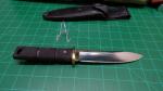 Vintage 1980' Rare Al Mar Seki Japan FIGHTING Knife 4006/4007 Leather - 1 of 200