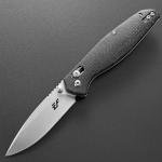 Tactical EDC Knife 3.3 Inch D2 Blade Lightweight Micarta Handle Pocket Clip