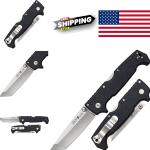 Tactical Folding Knife 4 Inch Blade Griv-Ex Handle for Self Defense and Camping