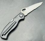 Vintage Barracuda Rostfrei Folding Pocket Knife 8 3/8" Black Handle With Eagle 