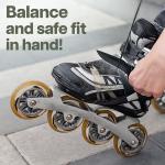 Grand Way Tactical Knife for Men - Black Pocket Knife - Best Spring Assisted