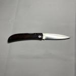 Al Mar Falcon Large Seki‑Japan Lockback Vintage Knife – Wood Handle - Used