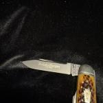 Vtg NIB Schatt & Morgan Silver Keystone Series XIII #043299 Knife