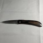 Al Mar Falcon Large Seki‑Japan Lockback Vintage Knife – Wood Handle - Used