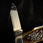 Vtg NIB Schatt & Morgan Silver Keystone Series XIII #043299 Knife
