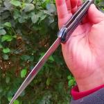 New High Quality Outdoor Survival Tactical Folding Knife Self Defense Tool EDC