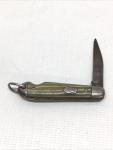 Vintage Imperial Prov USA Mini 1.5” Blade Keychain Knife Green 1950s 54
