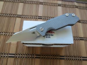 HINDERER HALF TRACK Full Textured Titanium Working Finish Wharncliffe MAGNACUT