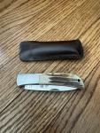 Vintage AL MAR 1005 EAGLE Folding Knife SEKI JAPAN Sambar Stag