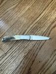 Vintage AL MAR 1005 EAGLE Folding Knife SEKI JAPAN Sambar Stag