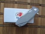 HINDERER HALF TRACK Full Textured Titanium Working Finish Wharncliffe MAGNACUT