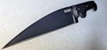 CRKT BLACK DRAGON Fixed Knife (4.5" Black Blade) Zytel Scales, Sheath;C/K Design