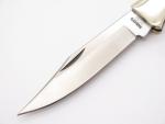Vtg 1980s Ranger's Falcon G. Sakai Seki Japan 4" Micarta Folding Lockback Knife