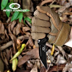 8" Folding Knife Safety Lock Stainless Steel Blade Tactical Knife Survival Knife
