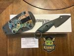 RL Scott Kermit custom fixed blade knife G10 Handle & S30V with Kydex Sheath
