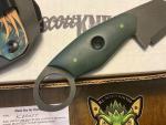 RL Scott Kermit custom fixed blade knife G10 Handle & S30V with Kydex Sheath