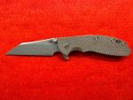 RICK HINDERER XM-24 4.0, M390 STONEWASH WHARNCLIFFE BLADE, FDE SCALE (847)