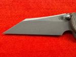 RICK HINDERER XM-24 4.0, M390 STONEWASH WHARNCLIFFE BLADE, FDE SCALE (847)