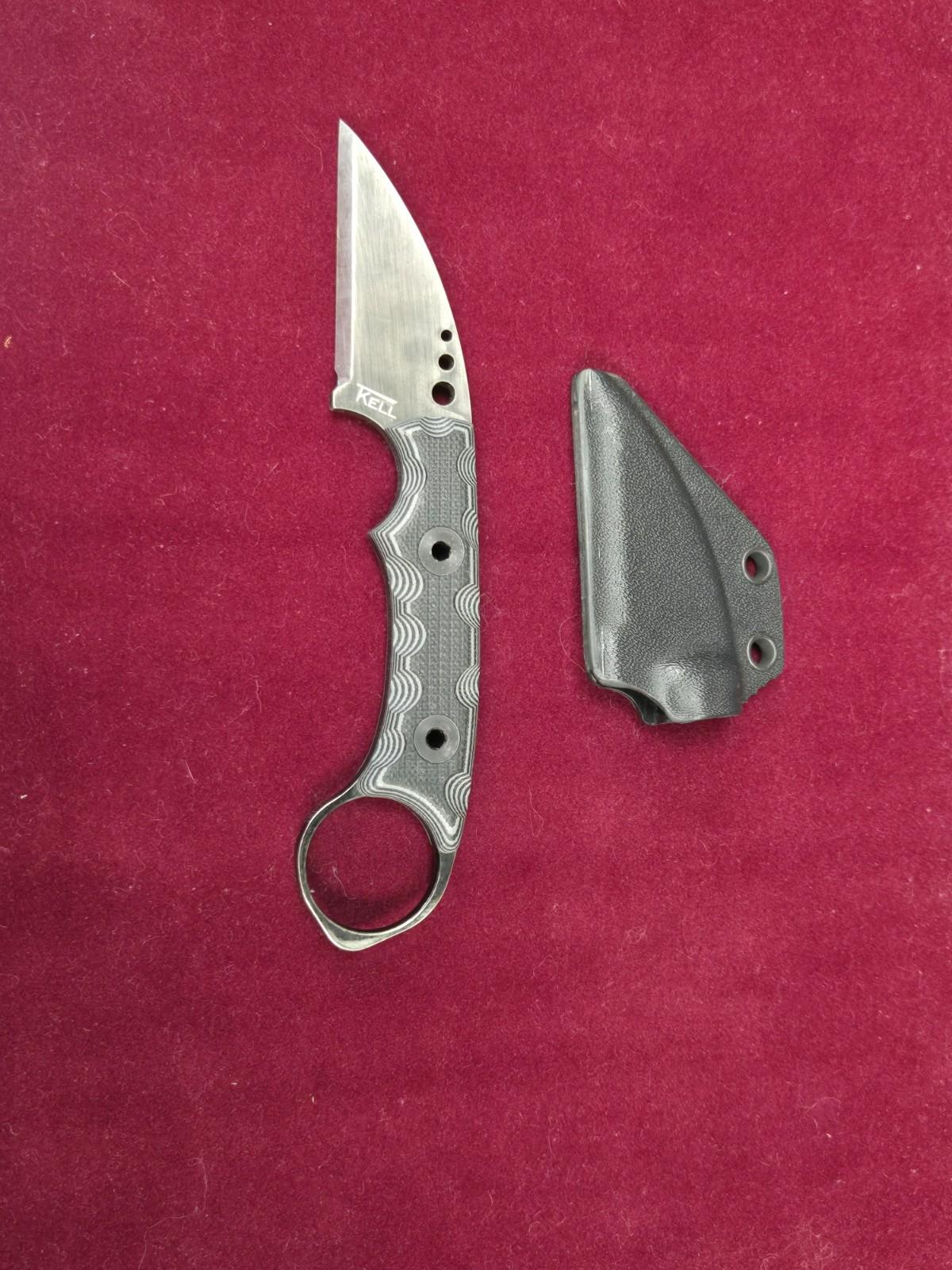 TKell Knives T.Kell Nightshade Wharncliffe Black Carrying Sheath 