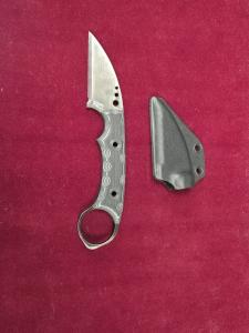 TKell Knives T.Kell Nightshade Wharncliffe Black Carrying Sheath 