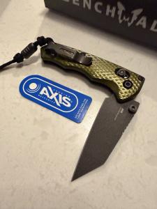 Benchmade 290BK-2 Full Immunity Tactical Knife Aluminum CPM-M4 Wharncliffe Green