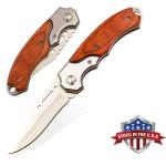 7.87" Military Tactical Camping Folding Spring Assisted Open Rescue Pocket Knife