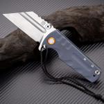 Tactical EDC Knife D2 Steel Blade G10 Handle Lightweight for Outdoor Adventures