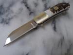 Uncle Henry Assisted Open Barlow Pocket Knife Wharncliffe 7Cr17 Staglon 1205107