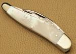 Vintage BULLDOG BRAND Solingen Wharncliffe Whittler Genuine Pearl Handles - MINT